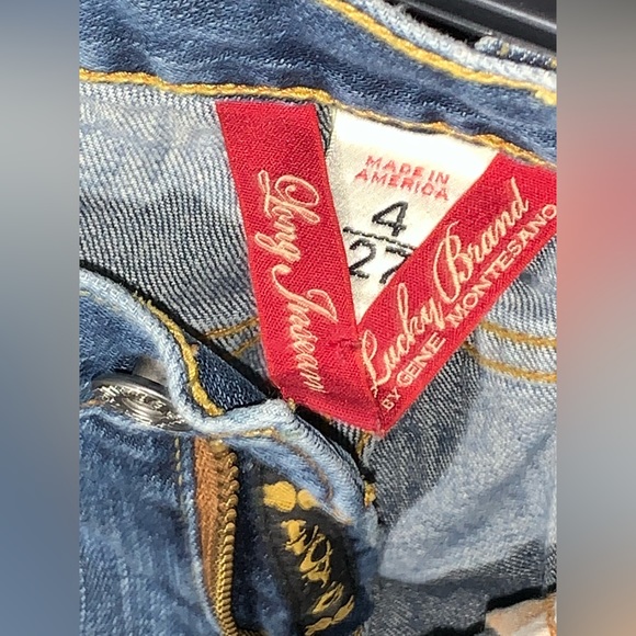 LIKE NEW Vintage Y2K Lucky Jeans with “Lucky You” fly!! - Picture 4 of 5